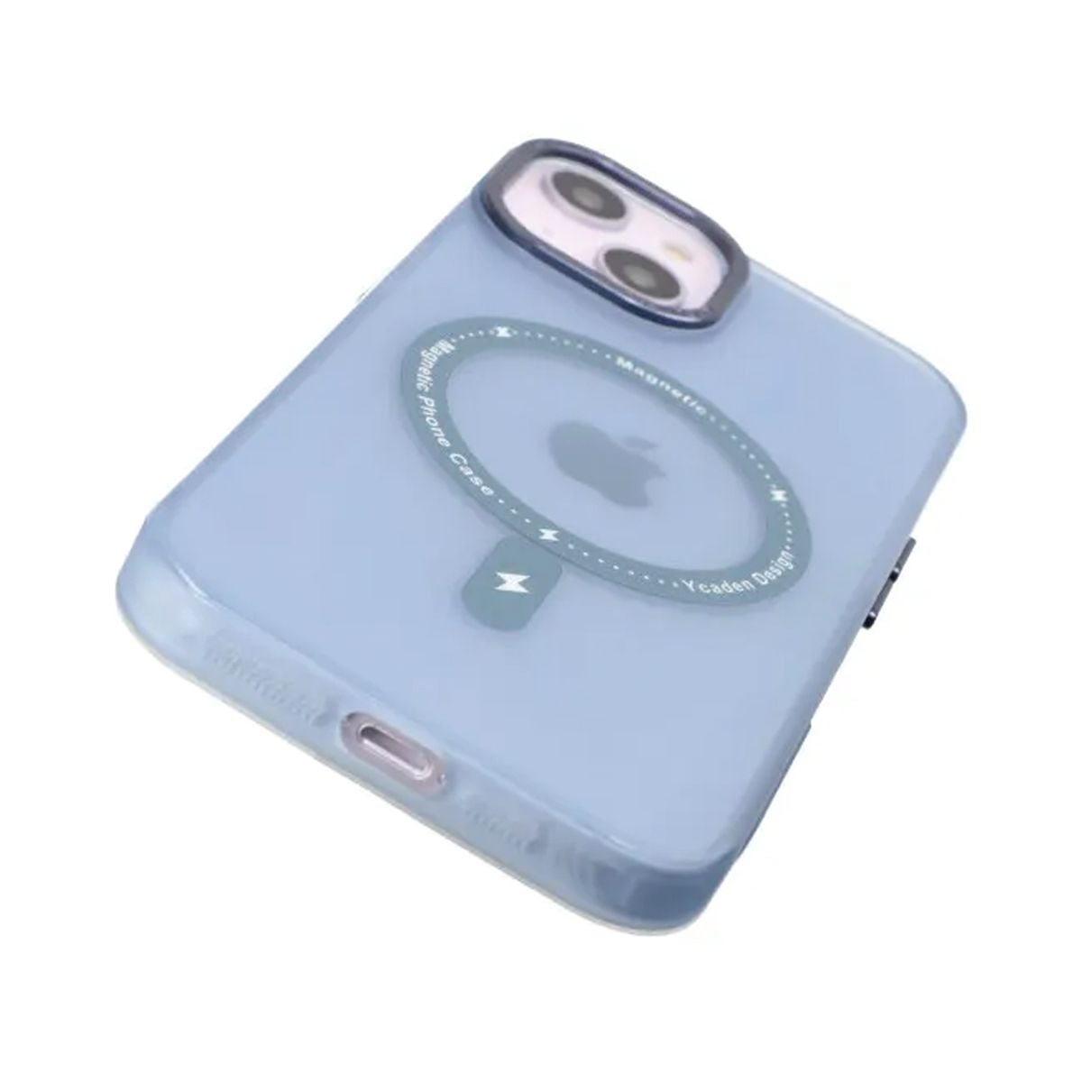iPhone 14 Plus Mobilskal med MagSafe - Frostat Blå image 6
