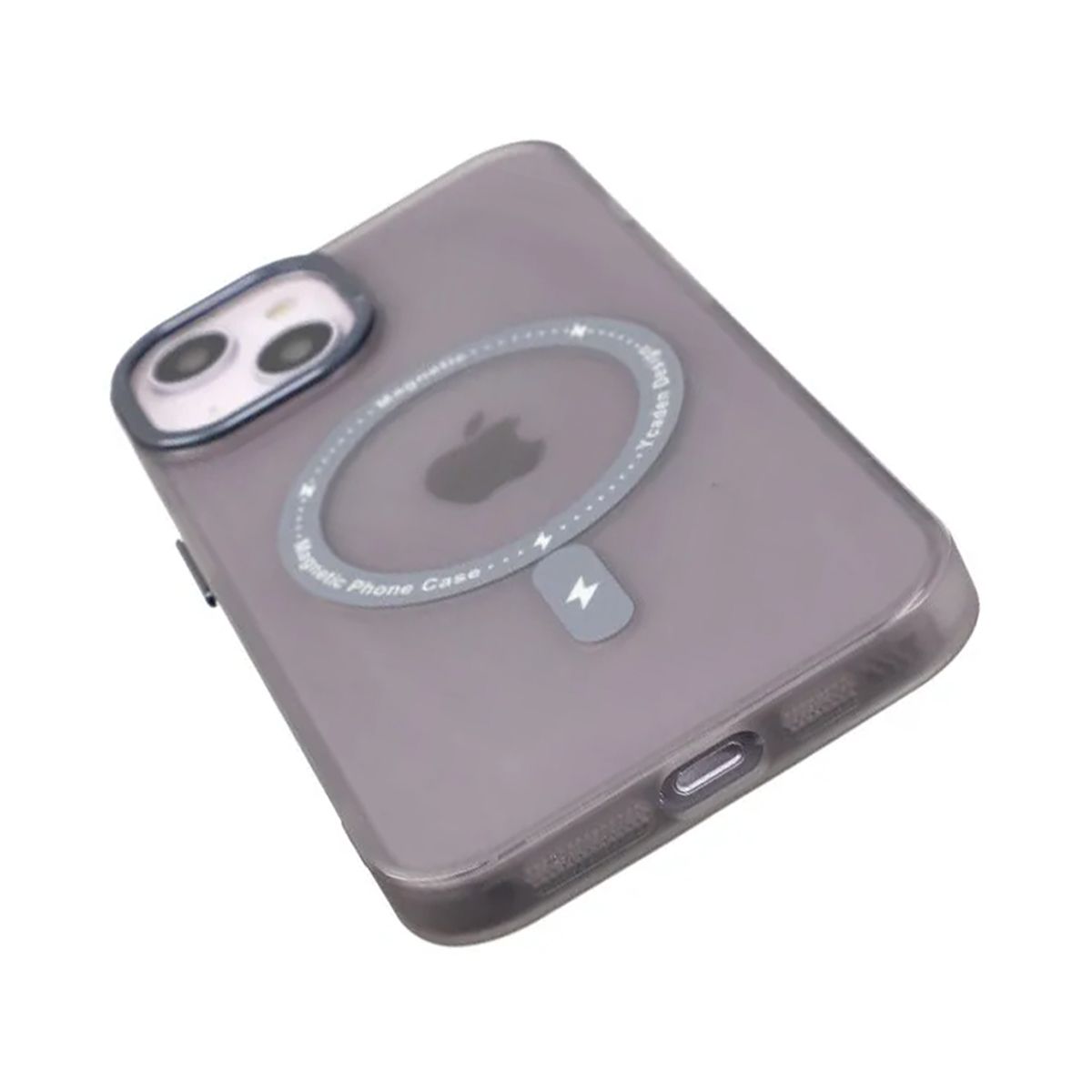 iPhone 14 Plus Mobilskal med MagSafe - Frostat Svart image 6