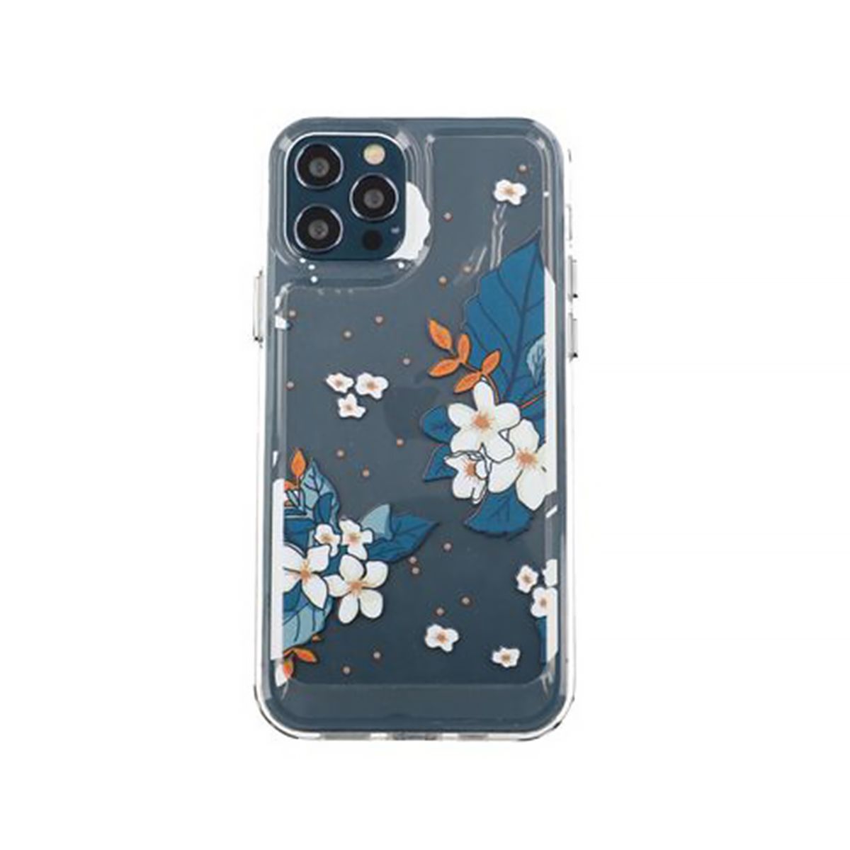 iPhone 12/12 Pro Mobilskal med motiv - Blå Blad image 3