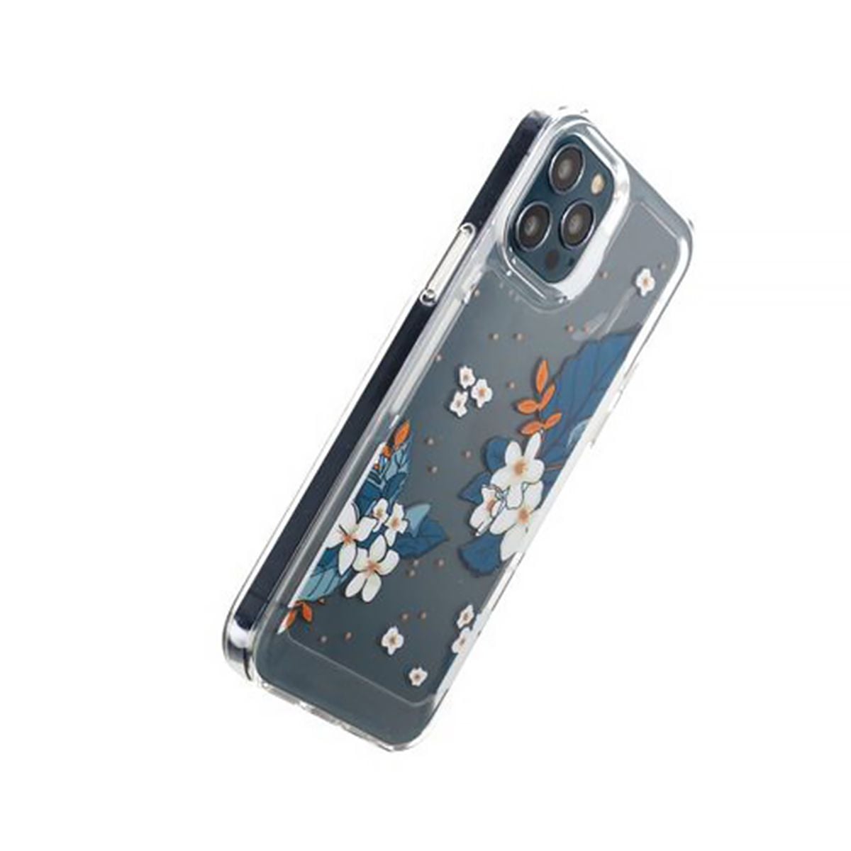 iPhone 12/12 Pro Mobilskal med motiv - Blå Blad image 4