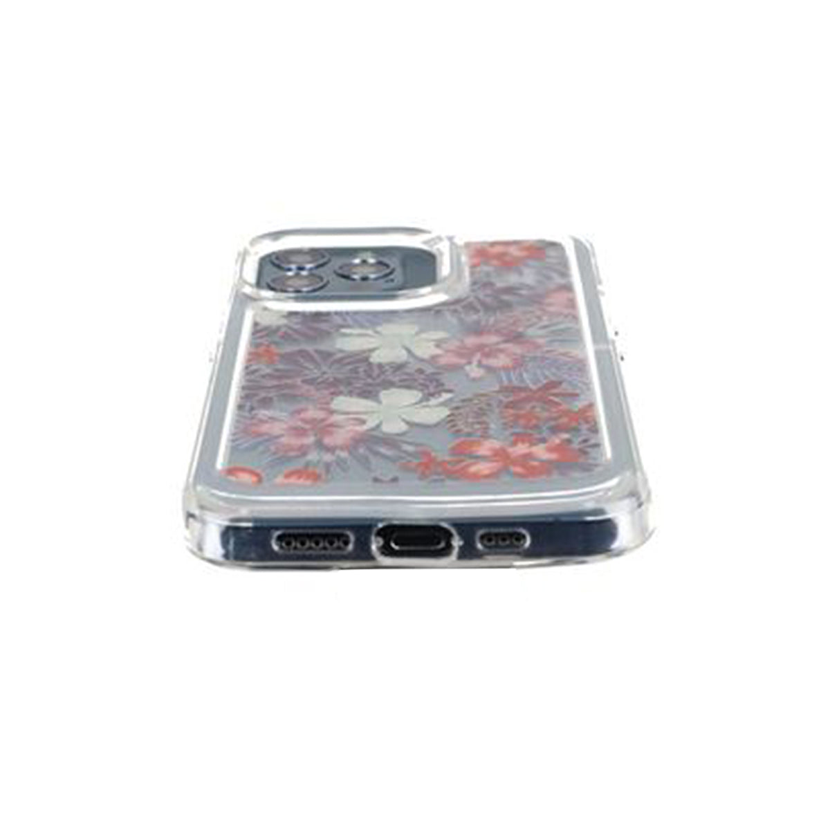 iPhone 12/12 Pro Mobilskal med motiv - Röda Blommar image 6