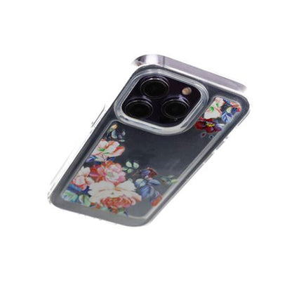 iPhone 14 Pro Mobilskal med motiv - Retro Blommor image 6