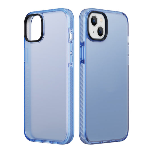 iPhone 14 Stöttåligt TPU Mobilskal - Blå image 1