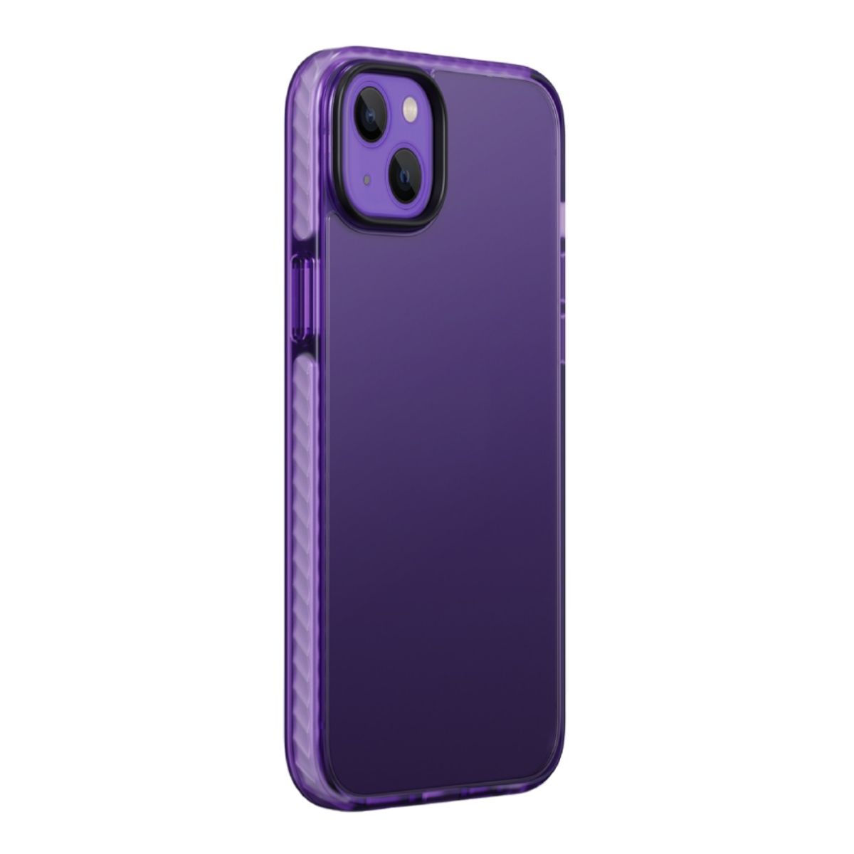iPhone 14 Stöttåligt TPU Mobilskal - Lila image 3