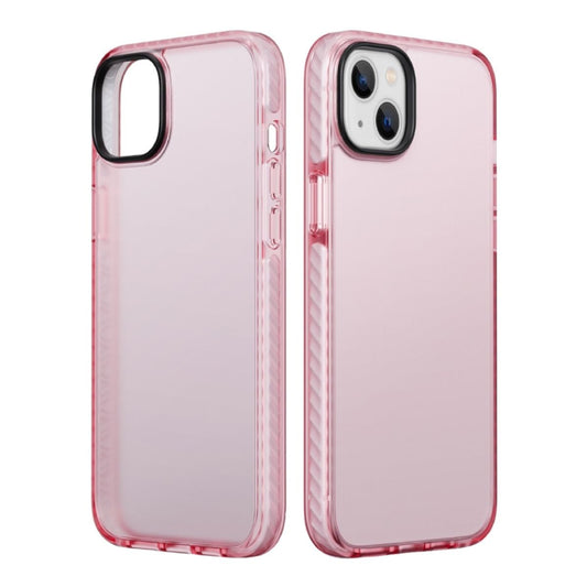 iPhone 14 Plus Stöttåligt TPU Mobilskal - Rosa image 1