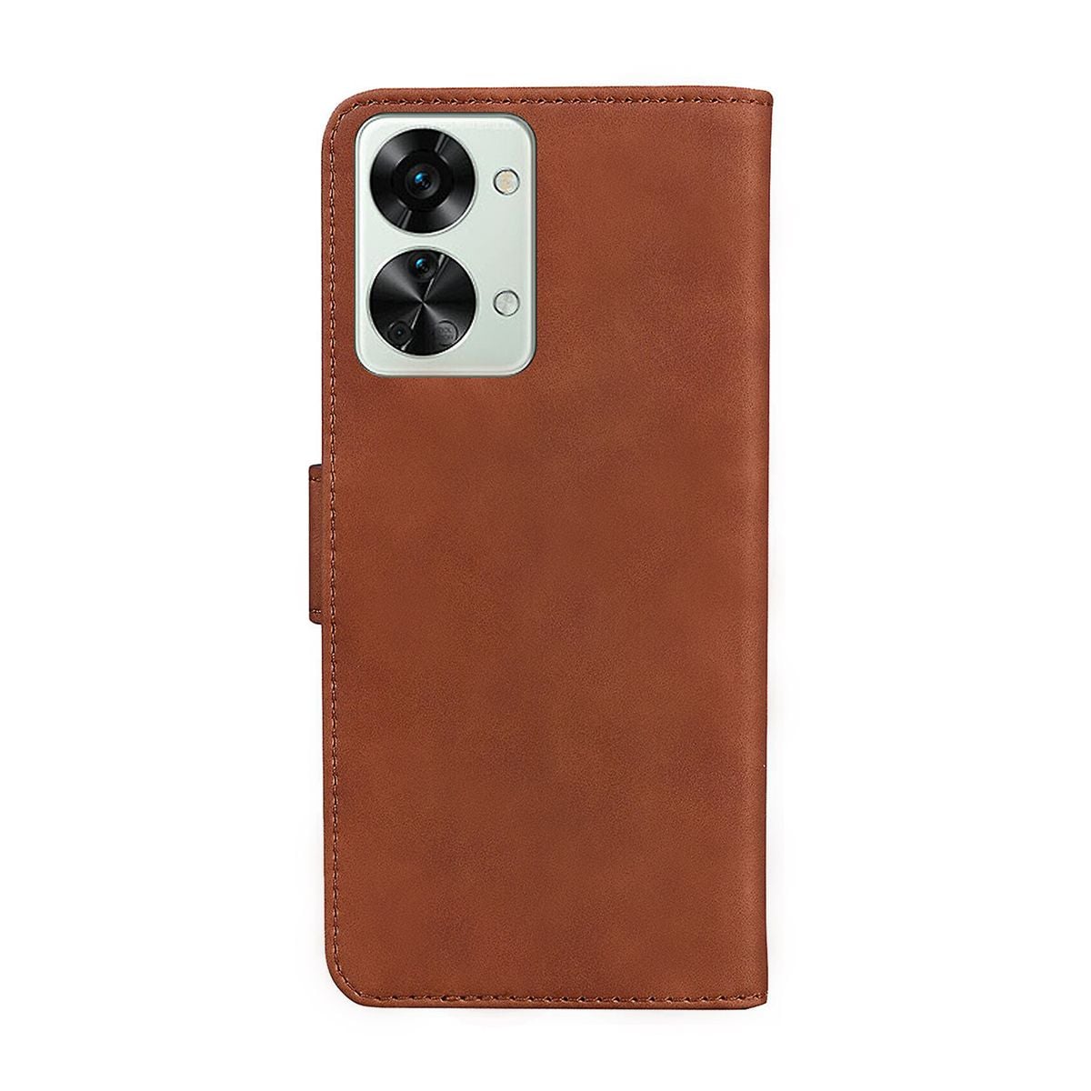OnePlus Nord 2T Plånboksfodral med Stativ - Brun image 3