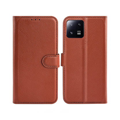 Xiaomi 13 Pro 5G Plånboksfodral med Stativ - Brun image 3