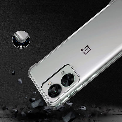 OnePlus Nord 2T Stöttåligt TPU Mobilskal - Transparent image 4