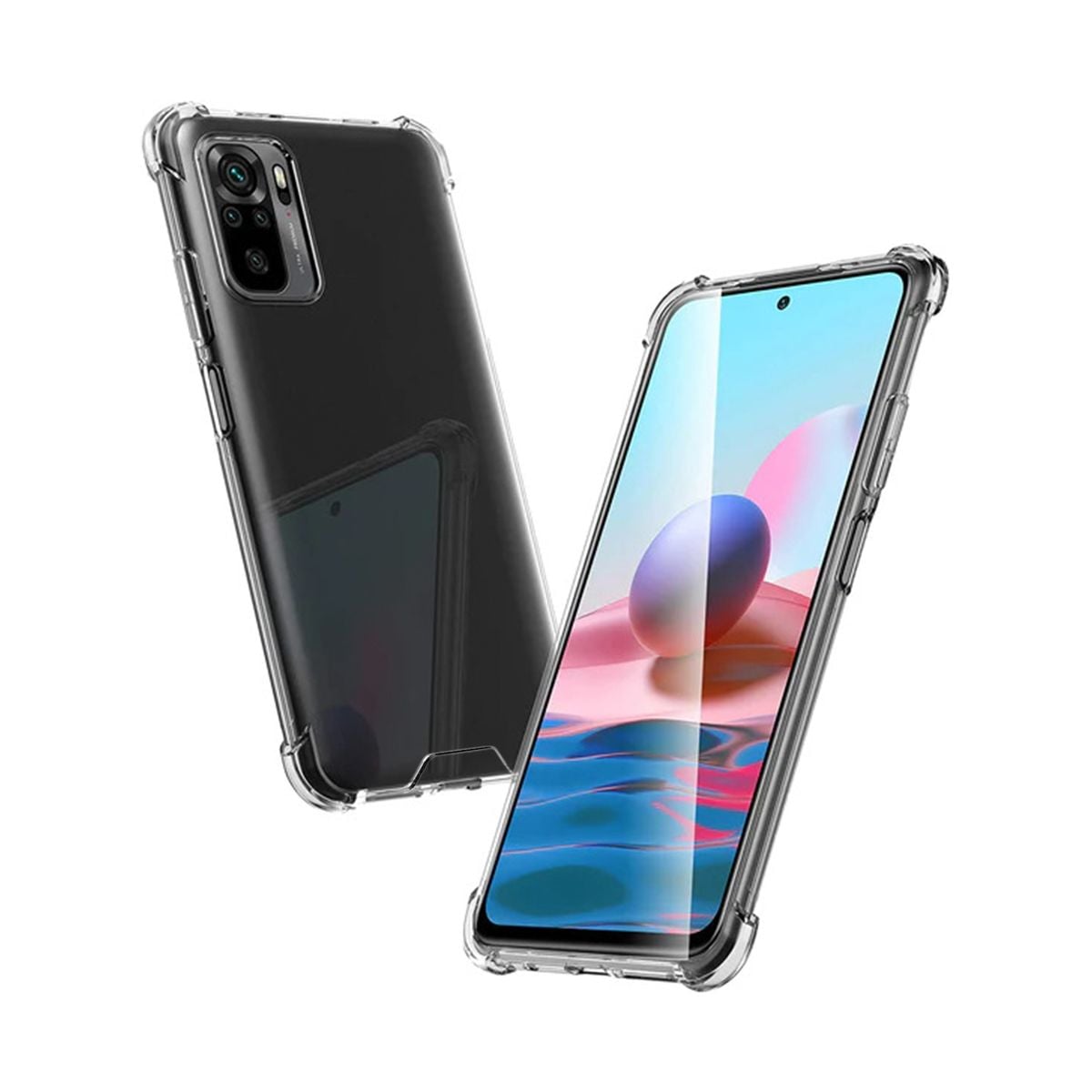 Xiaomi Redmi Note 11 Stöttåligt TPU Mobilskal - Transparent image 1