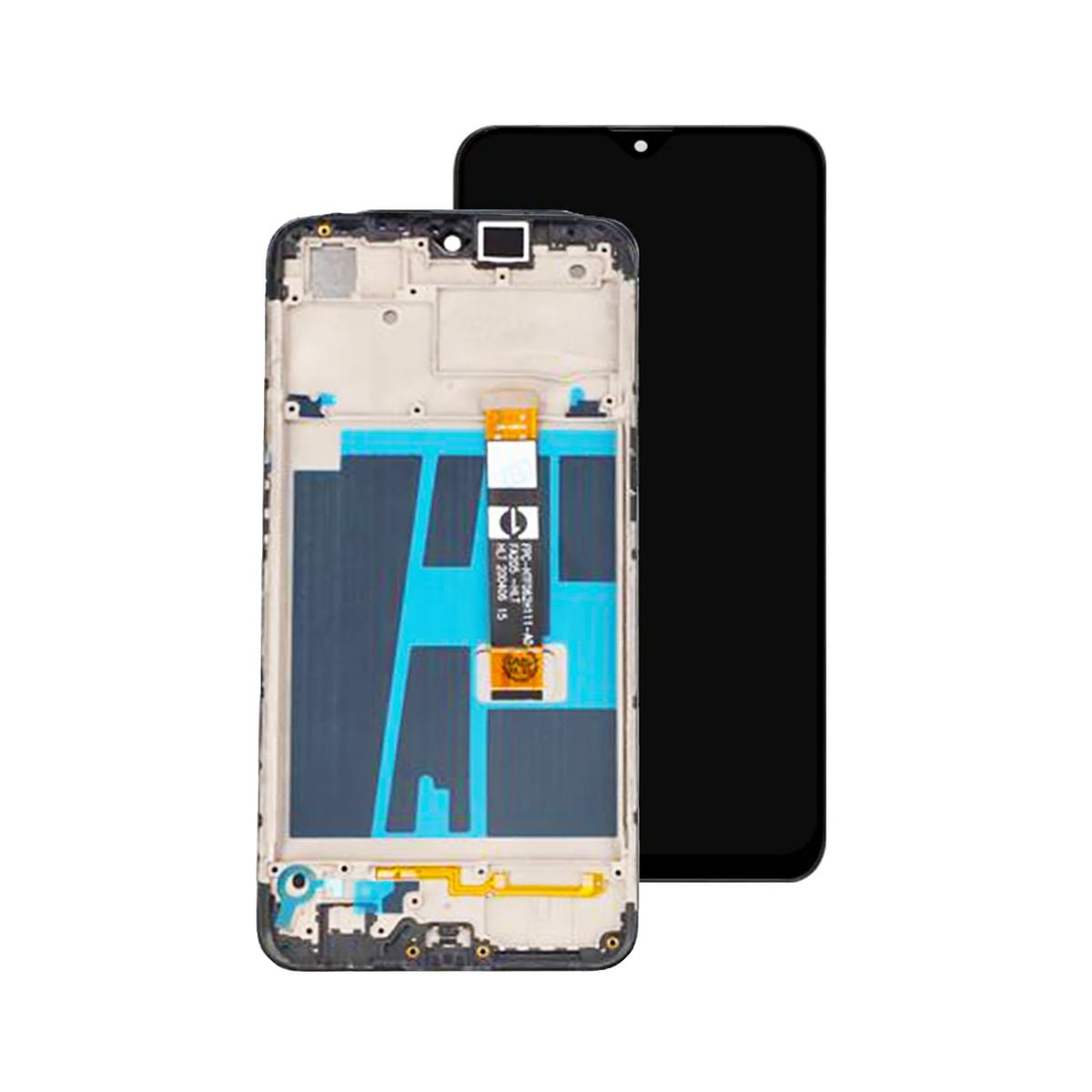 OPPO A12 Skärm med LCD Display OEM - Svart image 2