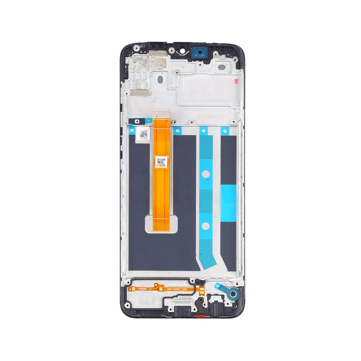 OPPO A15 Skärm med LCD Display & Ram Original - Svart image 2