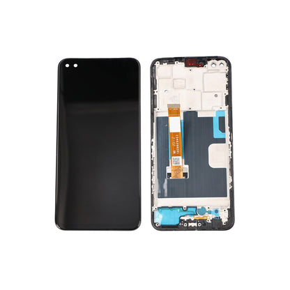 OPPO Reno 4Z 5G Skärm med LCD Display & Ram Original - Svart image 1