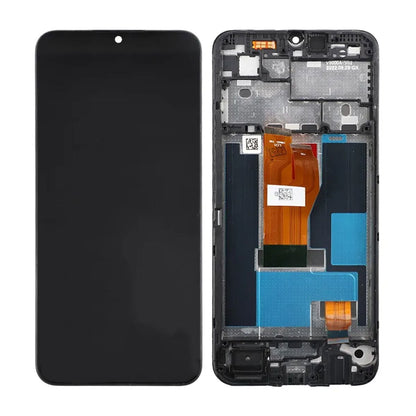 Realme C33 Skärm med LCD Display & Ram Original - Svart image 1