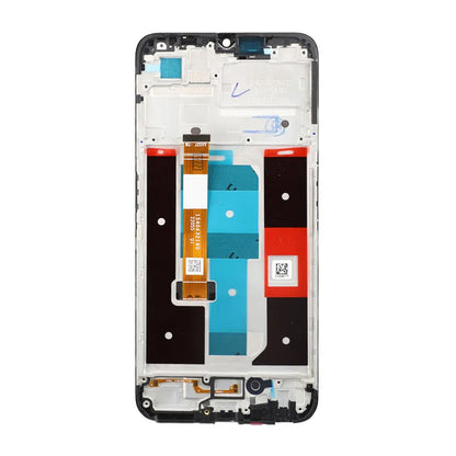 Realme C35 Skärm med LCD Display & Ram OEM - Svart image 3