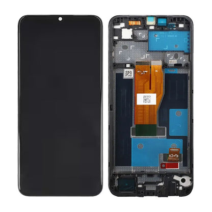 Realme C30 Skärm med LCD Display & Ram Original - Svart image 1