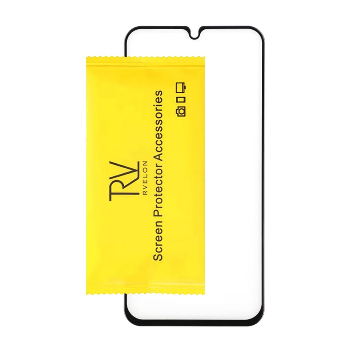 Skärmskydd Samsung Galaxy A34 5G - 3D Härdat Glas - Svart image 8