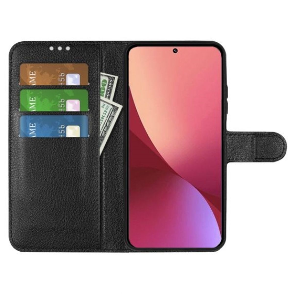 Samsung Galaxy A14 5G Plånboksfodral med Stativ - Svart image 2