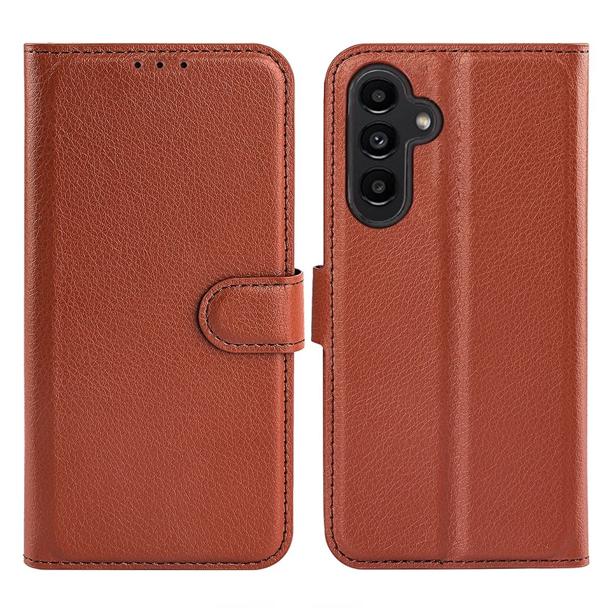 Samsung Galaxy A54 5G Plånboksfodral med Stativ - Brun image 1