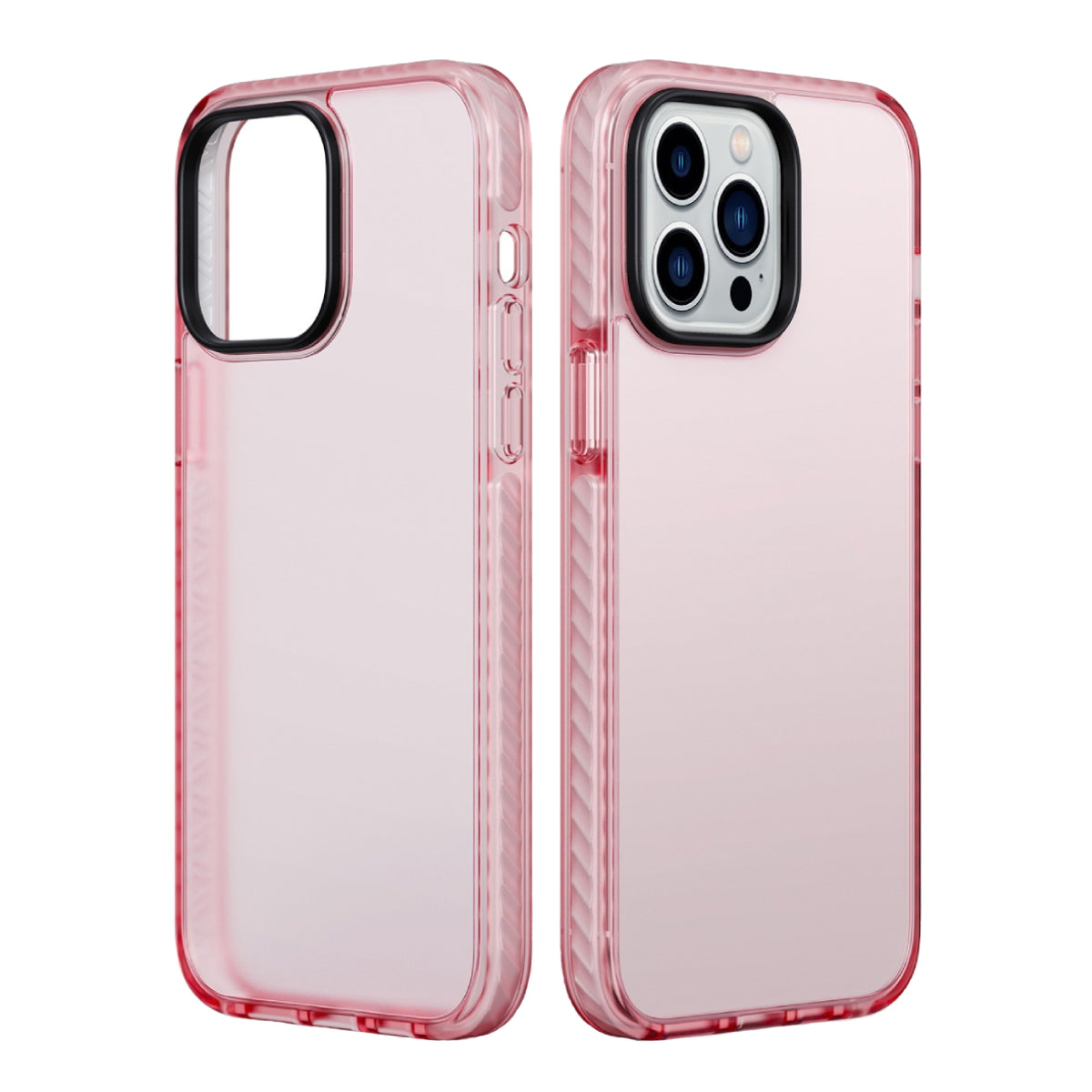 iPhone 13 Pro Max Stöttåligt TPU Mobilskal -  Rosa image 1