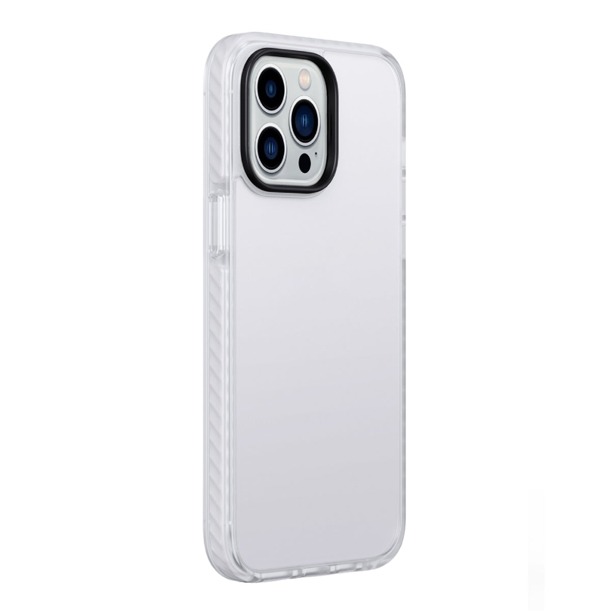 iPhone 13 Pro Stöttåligt TPU Mobilskal - Vit image 3