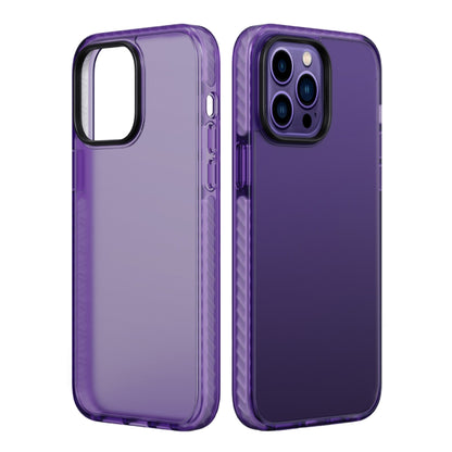 iPhone 13 Pro Stöttåligt TPU Mobilskal - Lila image 1