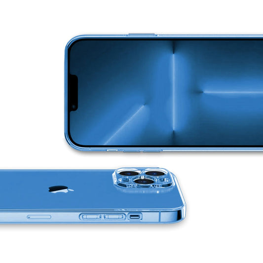 iPhone 14 Pro Mobilskal Ultratunt TPU - Blå image 3