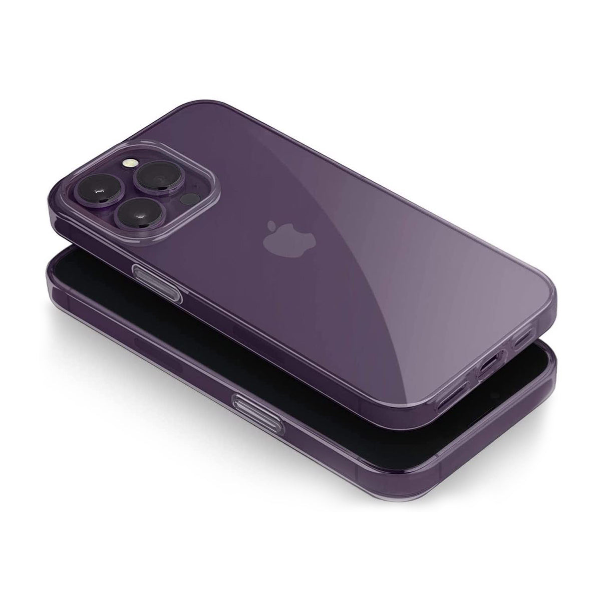 iPhone 14 Pro Max Mobilskal Ultratunt TPU - Lila image 3