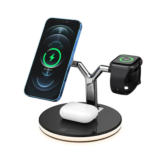 Trådlös 3-i-1 Laddstation 25W med PD & QC3.0 image 1