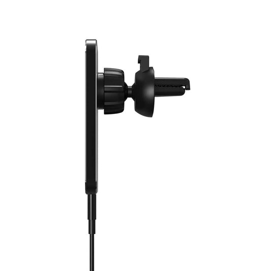 Magnetisk Bilhållare med Trådlös laddning 15W - Svart image 3