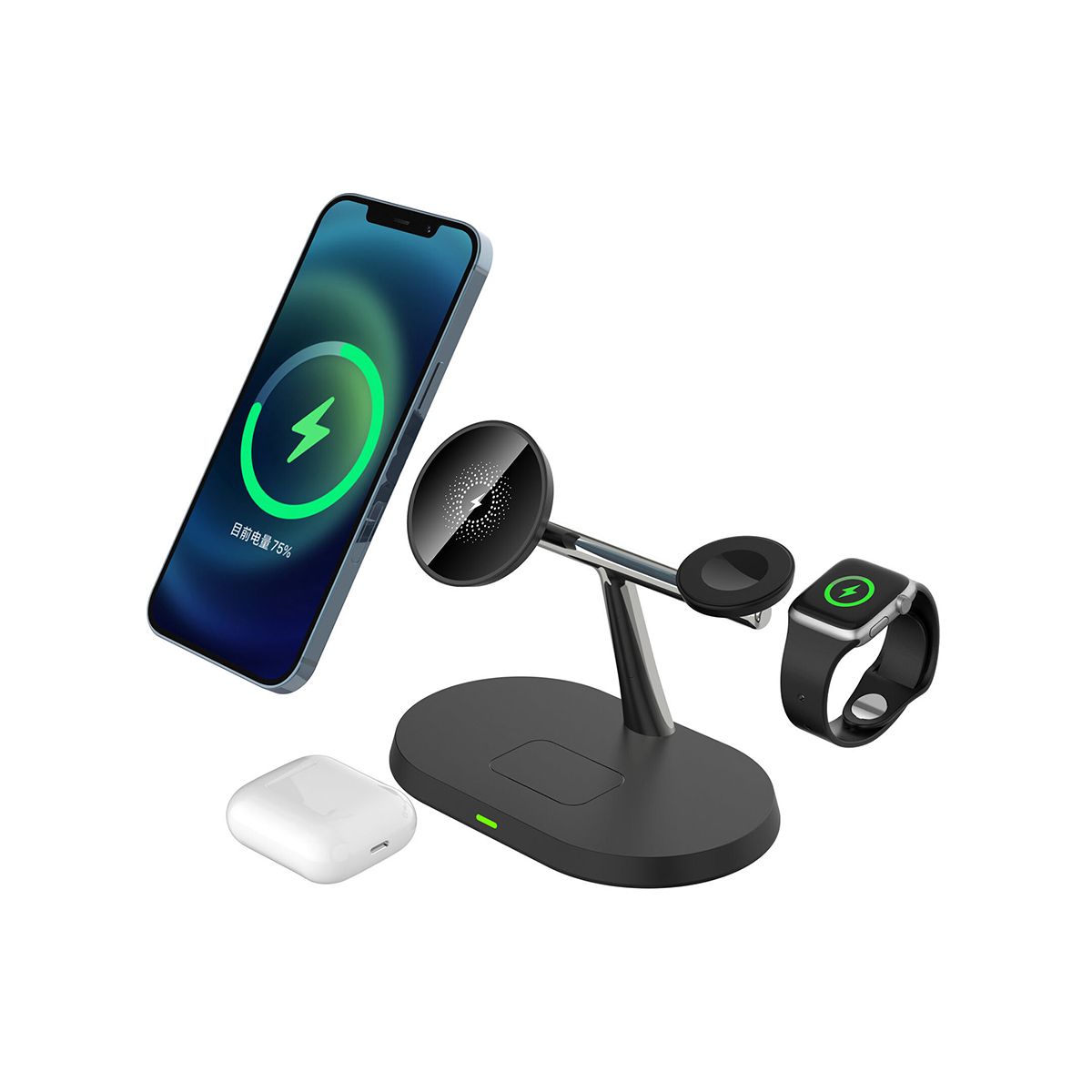 Trådlös Smart 3-i-1 Laddstation med USB-C image 4