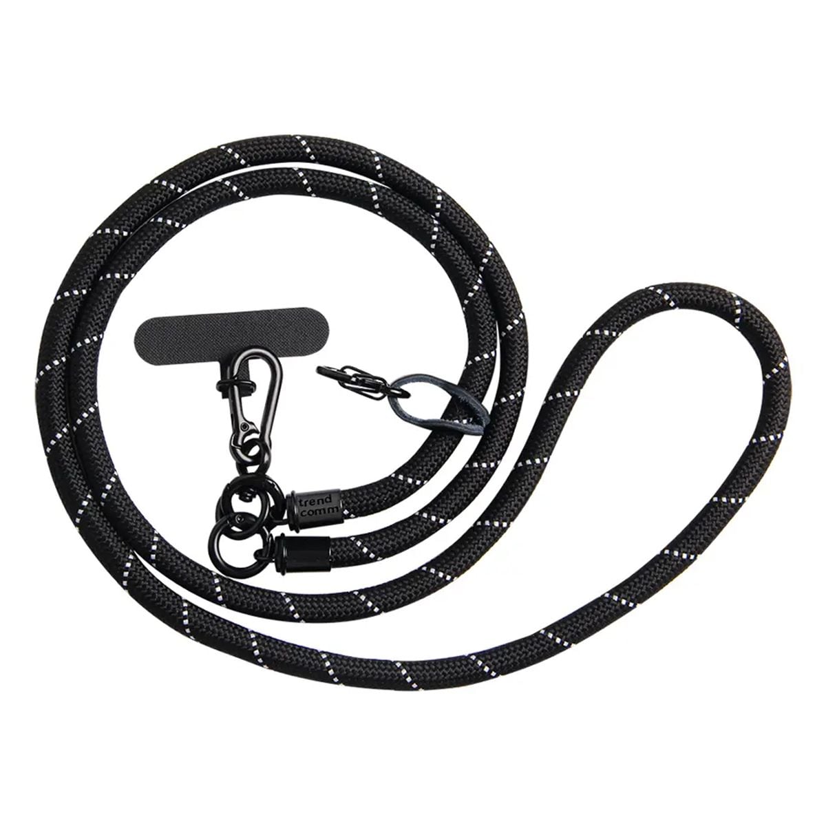 Mobilband Universal Halsband - Svart Randig image 1