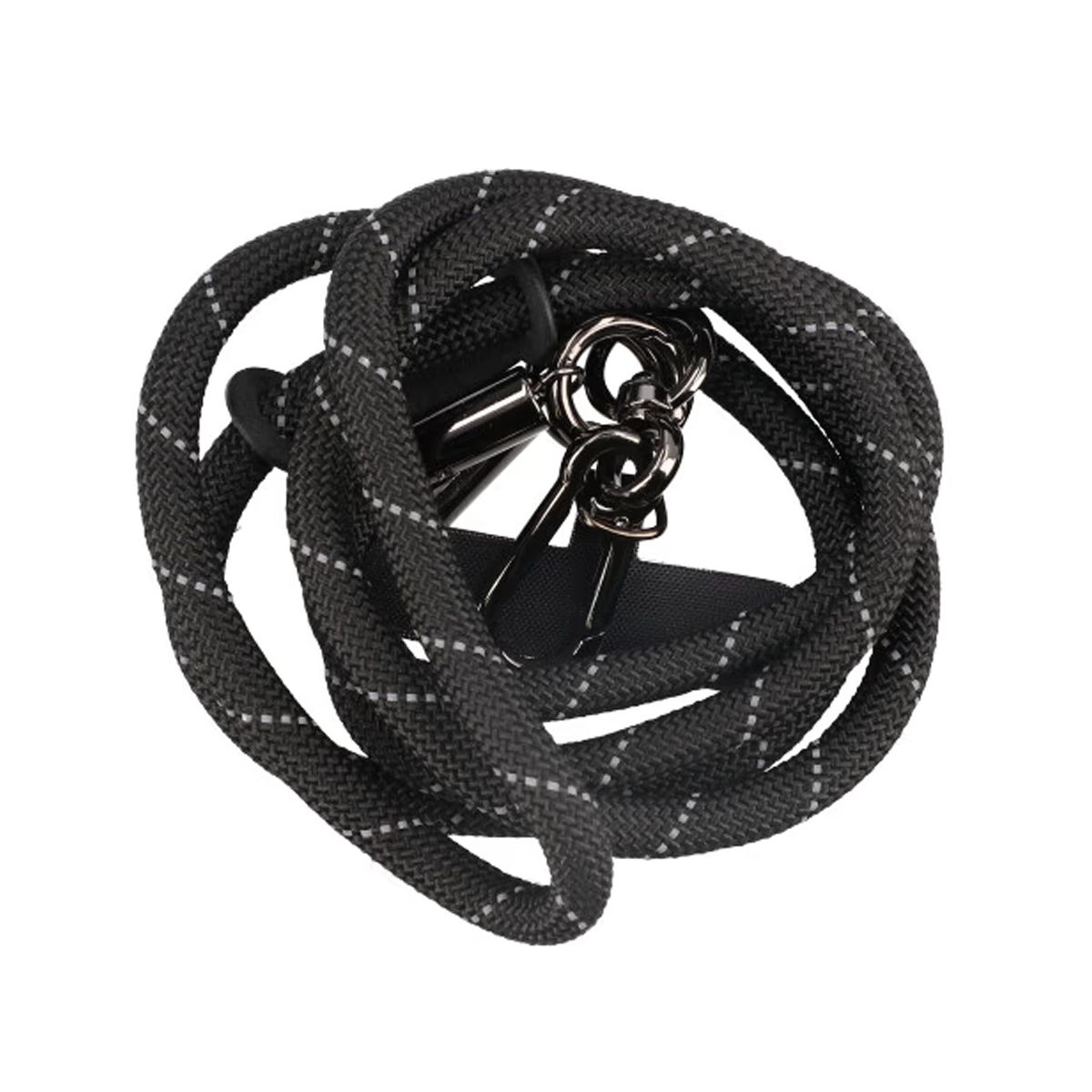 Mobilband Universal Halsband - Svart Randig image 3
