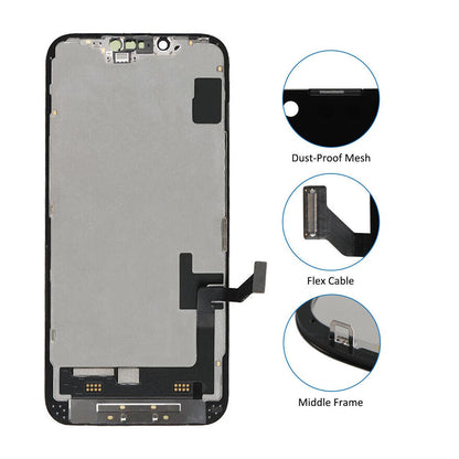 iPhone 14 Plus Skärm med LCD In-Cell RJ image 3
