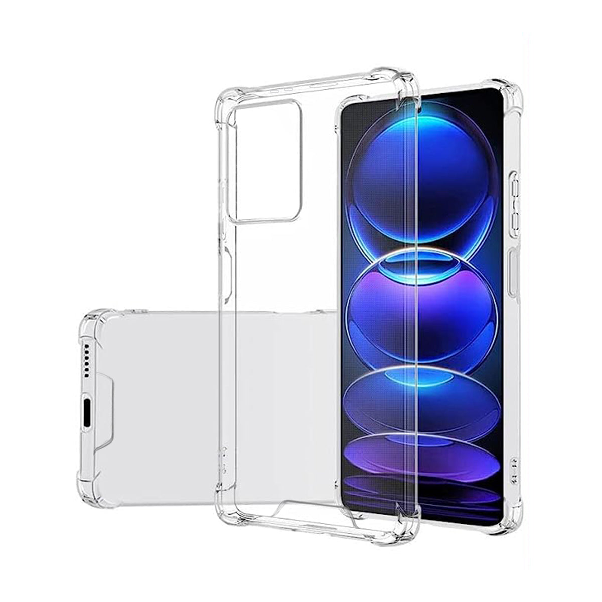 Xiaomi Redmi Note 12 Pro Stöttåligt Mobilskal - Transparent image 3