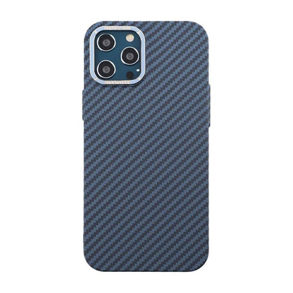 Kolfiber Skal iPhone 12 Pro Max - Blå image 2