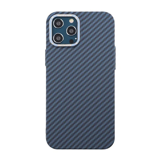 Kolfiber Skal iPhone 12 Pro Max - Blå image 2