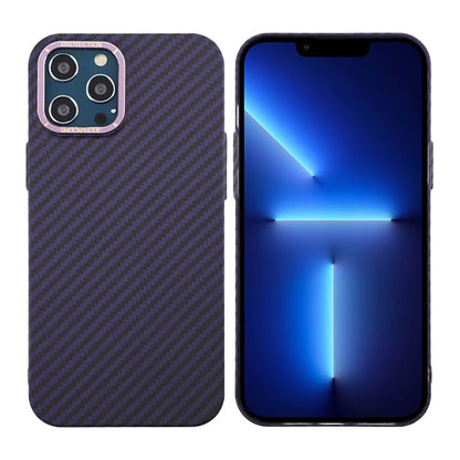 Kolfiber Skal iPhone 12 Pro Max - Lila image 1