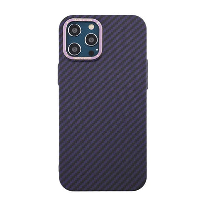 Kolfiber Skal iPhone 12 Pro Max - Lila image 2