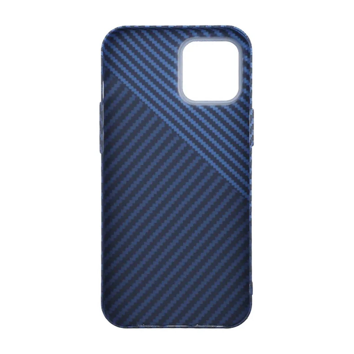 Kolfiber Skal iPhone 12 Pro Max - Blå & Grå image 4