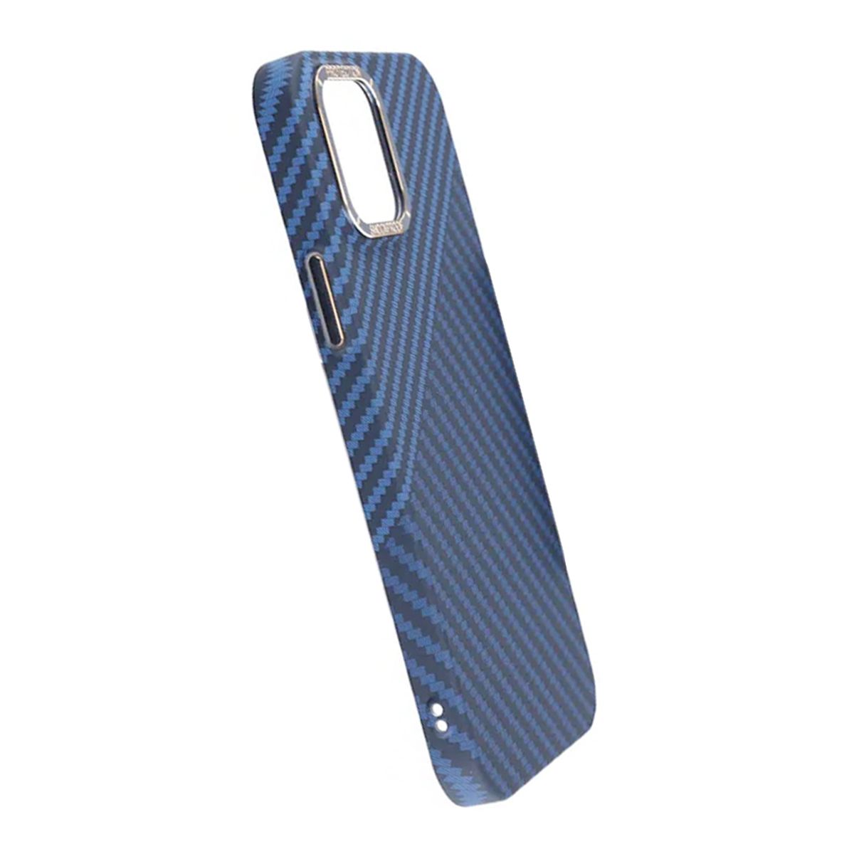 Kolfiber Skal iPhone 12 Pro Max - Blå & Grå image 6