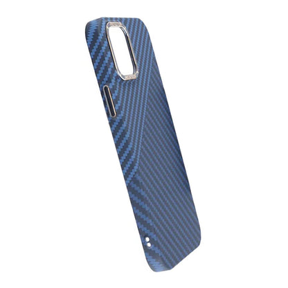 Kolfiber Skal iPhone 12 Pro Max - Blå & Grå image 6