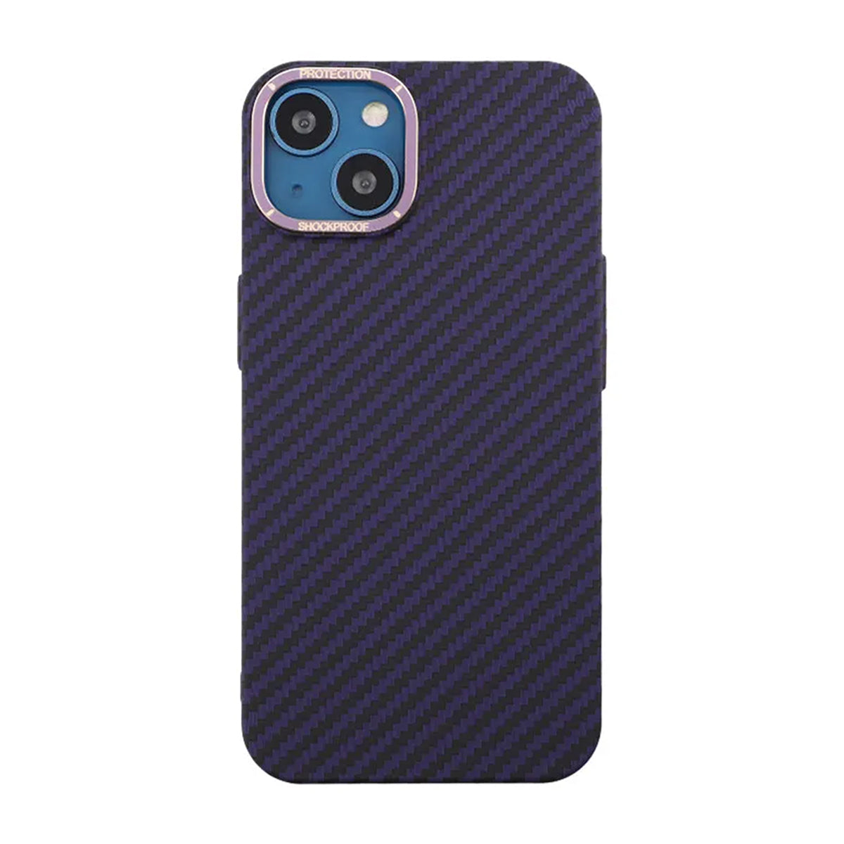 Kolfiber Skal iPhone 13 - Lila image 2