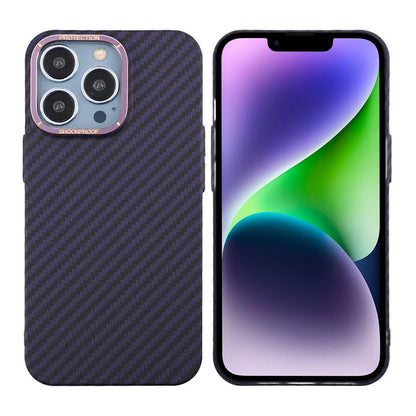 Kolfiber Skal iPhone 13 Pro - Lila image 1
