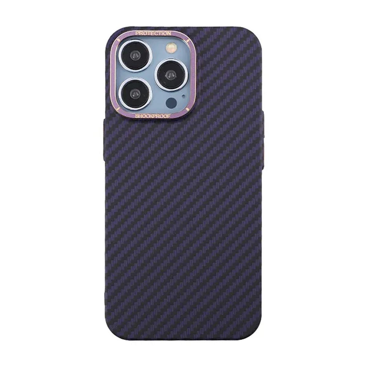 Kolfiber Skal iPhone 13 Pro - Lila image 2