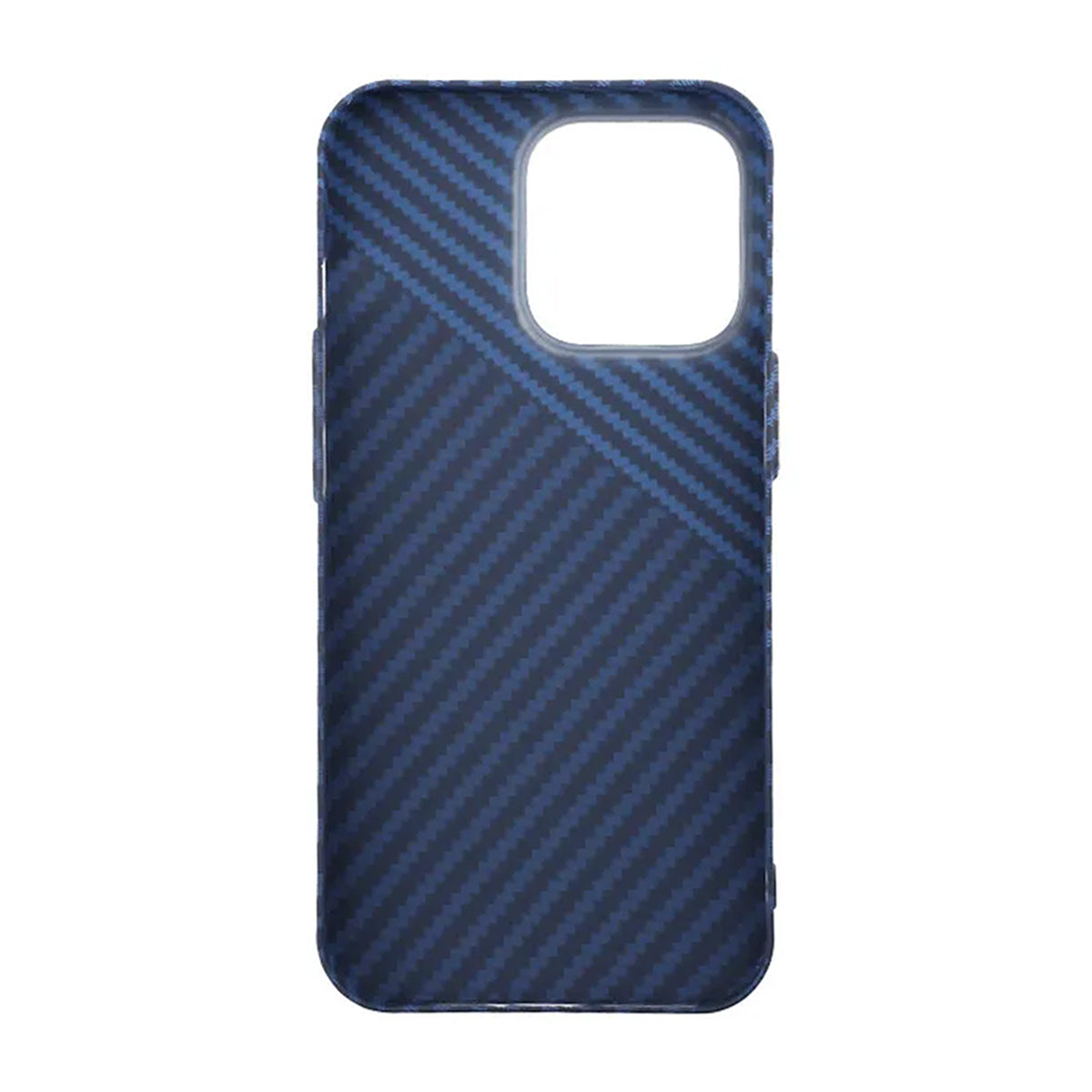 Kolfiber Skal iPhone 13 Pro - Blå & Grå image 4