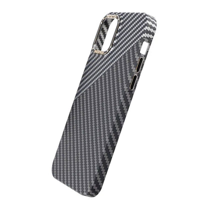 Kolfiber Skal iPhone 13 Pro Max - Svart & Vit image 6