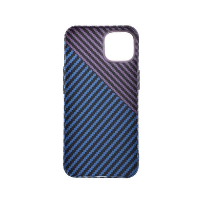 Kolfiber Skal iPhone 14 Plus - Lila & Blå image 4