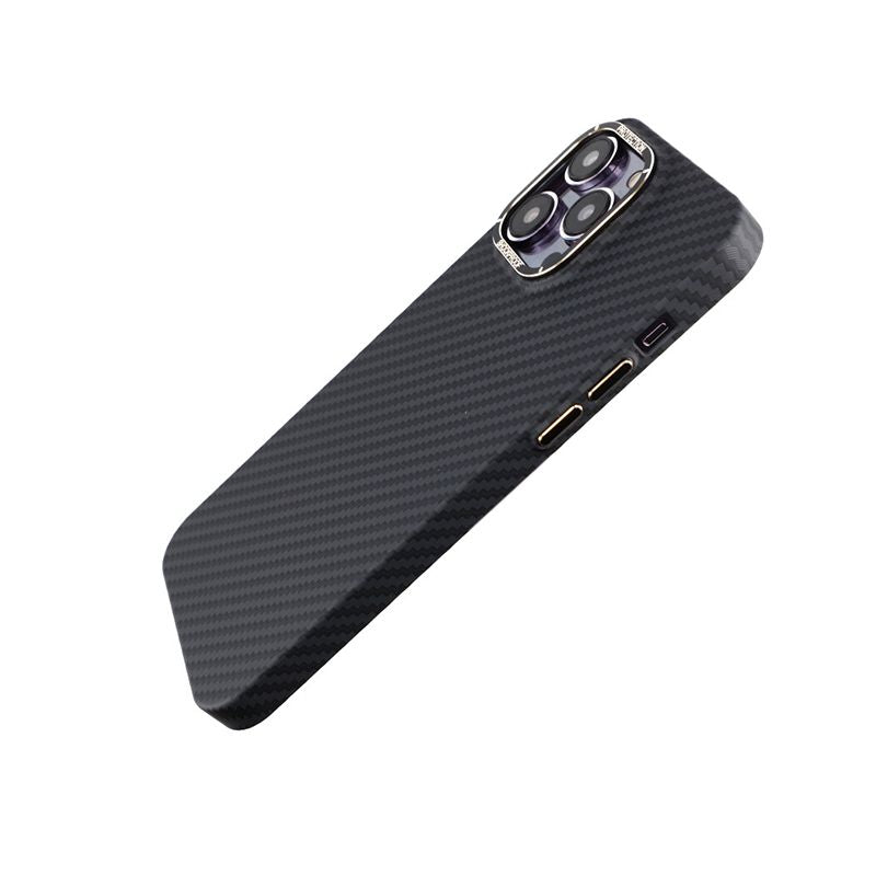 Kolfiber Skal iPhone 14 Pro Max - Svart image 5