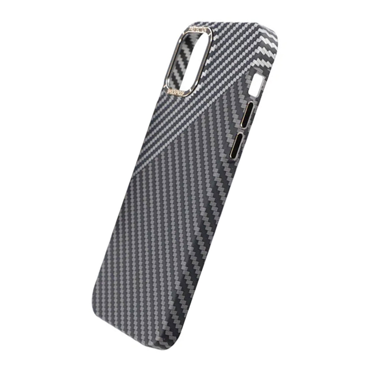 Kolfiber Skal iPhone 14 Pro Max - Svart & Vit image 3