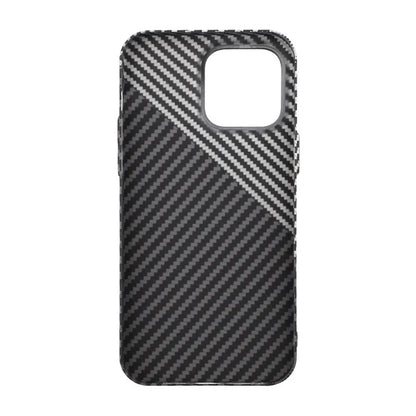 Kolfiber Skal iPhone 14 Pro Max - Svart & Vit image 6